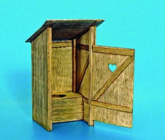 Plus model 263 Wooden toilet 1:35