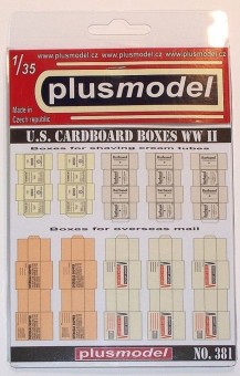 Plus model 381 U.S. Boxes WWII 1:35