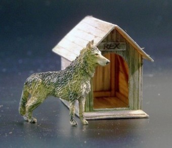Plus model 423 Dog house 1:35