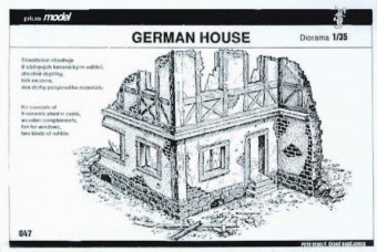 Plus model 47 German framed house 1:35