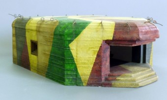 Plus model 493 German artillery Bunker 1:35