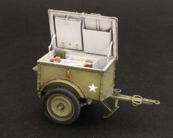 Plus model 538 U.S.Telephone trailer K-38 1:35