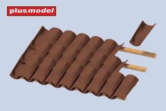 Plus model 567 Roof tiles Italian type 140pcs 1:35