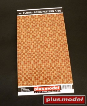 Plus model 582 Floor  brick pattern 1:35
