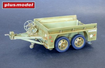 Plus model 596 US trailer M13 tandem axle 1:35