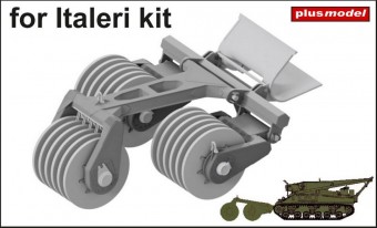 Plus model 599 T1E1 US Mine exploder for Sherman - Italeri 1:35