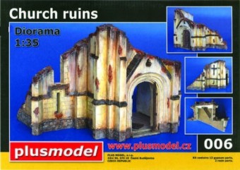 Plus model 6 Church ruins 1:35