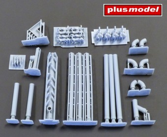Plus model 606 Roof gutters 1:35