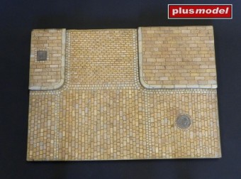 Plus model 619 Display baseCobblestone street intersection 1:35