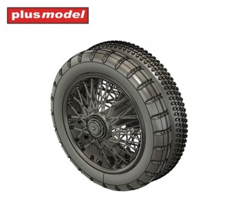 Plus model DP3054 Wheels for british armored car RR 1:35