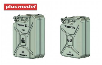 Plus model DP3084 German watter jerrycans 1:35