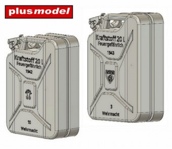 Plus model DP3089 German canisters lateMirona WKO 1:35