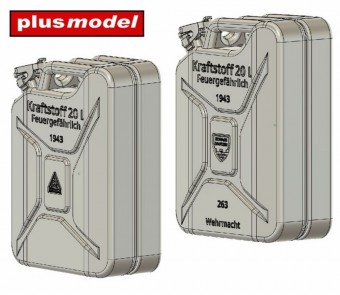 Plus model DP3090 German canisters late -Schwelm Nowack 1:35