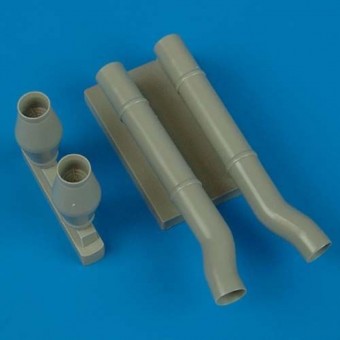 Quickboost QB32 074 Ju 87D-5N night exhaust type A for Hasegawa 1:32