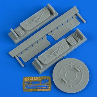 Quickboost QB32 230 MiG-23 FOD covers for Trumpeter 1:32