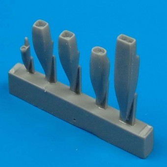 Quickboost QB48 020 Su-22M4 air cooling scoops for Kopro for 1:48