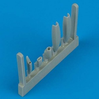 Quickboost QB48 126 Su-25K air scoops for Kopro for 1:48