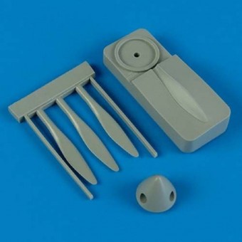 Quickboost QB48 400 Hurricane De Havilland prop. w/tool(HAS) 1:48