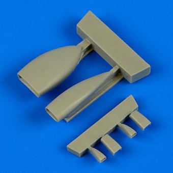 Quickboost QB48 585 OV-1 Mohawk air intakes for Roden 1:48