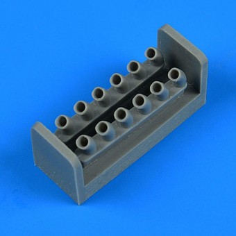Quickboost QB48 964 P-40C Warhawk exhaust for Academy 1:48