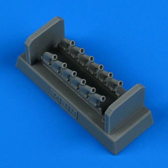 Quickboost QB48 969 P-51D/K Mustang exhaust for MENG 1:48