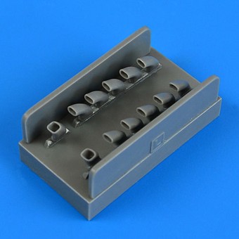 Quickboost QB48 980 IL-2 exhaust for ZVEZDA 1:48