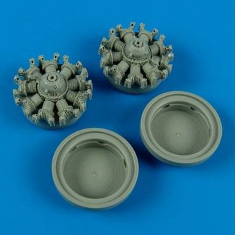 Quickboost QB48512 S2F Tracker engines for Kinetic 1:48