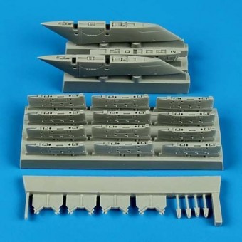 Quickboost QB48537 A-1 Skyraider pylons for Tamiya 1:48