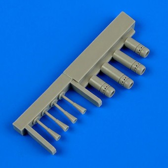 Quickboost QB48680 F4U-5 Corsair night gun barrels without pylons, for Hasegawa 1:48