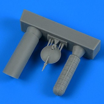 Quickboost QB49 050 Su-25 Frogfoot open airbrake parachute ZVEZDA 1:48