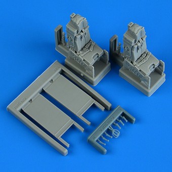 Quickboost QB49 234 F-16I Sufa ejection seats with safety belts for Kinetic 1:48