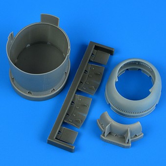 Quickboost QB49 237 F6F-3 Hellcat cowling late - opened flaps for Eduard 1:48