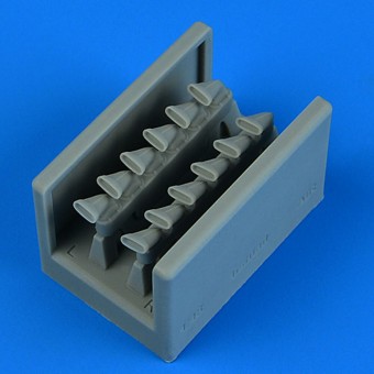 Quickboost QB49 248 Spitfire Mk.IXe/TR.9 fishtail exhaust for Airfix 1:48
