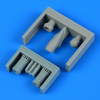 Quickboost QB49 253 Bf 109G-6 dust filter for Tamiya 1:48