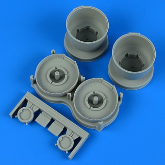 Quickboost QB49 255 B-25B/C Mitchell - early cowlings & cooling flaps (closed) 1:48