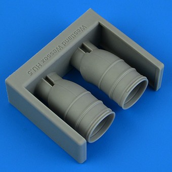 Quickboost QB49 256 Westland Wessex HU.5 exhaust for Italeri / Academy 1:48