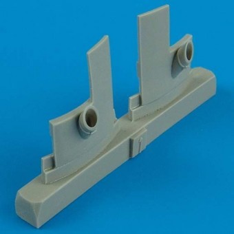 Quickboost QB72 102 TBF-1C Avenger exhaust pipes for Hasegawa 1:72