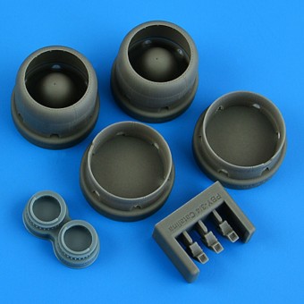Quickboost QB72 728 PBY-3/4 Catalina correct cowlings closed flaps for Academy/Hobby 2000 1:72