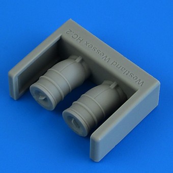 Quickboost QB72 743 Westland Wessex HC.2 exhaust with F.O.D. covers for Airfix 1:72