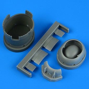 Quickboost QB72 749 F6F-3 Hellcat early cowling and cooling flaps - closed for Eduard 1:72