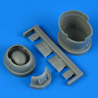 Quickboost QB72 752 F6F-3 Hellcat cowling late - opened flaps for Eduard 1:72