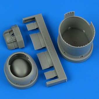 Quickboost QB72 756 F6F-5 Hellcat cowling and cooling flaps (closed) for Eduard 1:72