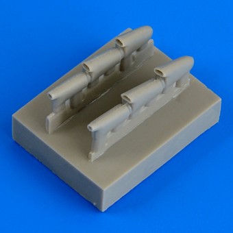 Quickboost QB72456 Hurricane Mk.I-late exhaust for Airfix 1:72