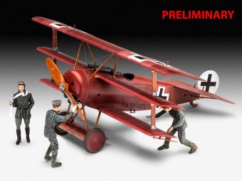 Revell 03762 Fokker Triplane DR.1 pcs.75 Years Plastic Modelling 1:28
