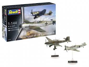 Revell 03770 Messerschmitt Bf109E & Junkers Ju87B Stuka 1:144