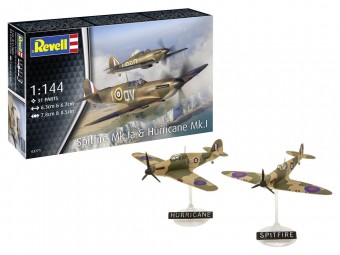 Revell 03771 Supermarine Spitfire Mk.Ia & Hawker Hurricane Mk.I 1:144