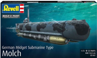 Revell 05187 German Midget Submarine Type Molch 1:72