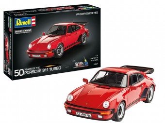 Revell 05634 Gift Set Porsche 911 Turbo 50th Anniversary 1:24
