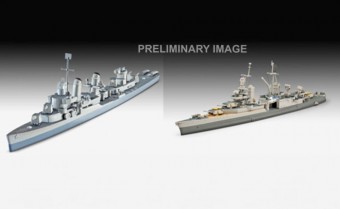 Revell 05644 Pacific Warriors (USS Fletcher & USS Indianapolis) 1:700