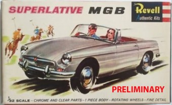 Revell 07753 MGB Roadster pcs.75 Years Plastic Modelling 1:32